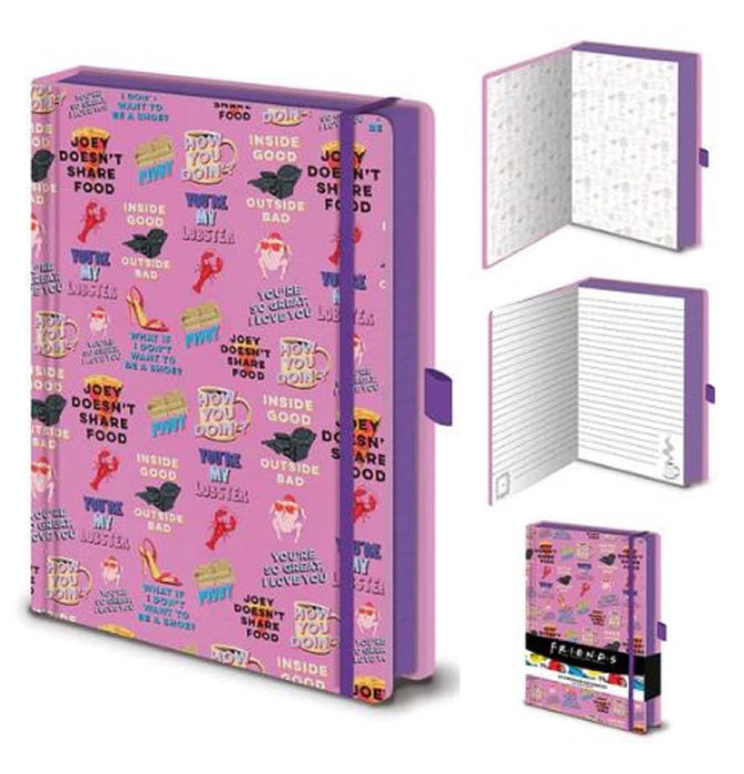 Friends Journal Notebook A5, Premium Notepad A5 and Note Book - Official Friends Merchandise