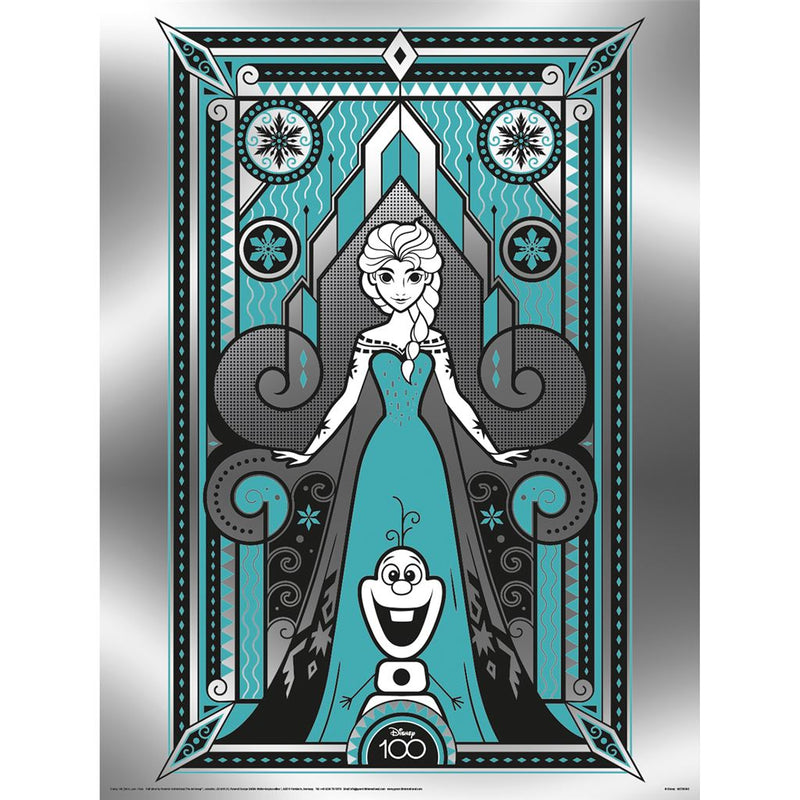 D100 (DECO LUXE - ELSA) 30X40CM METALLIC PRINT