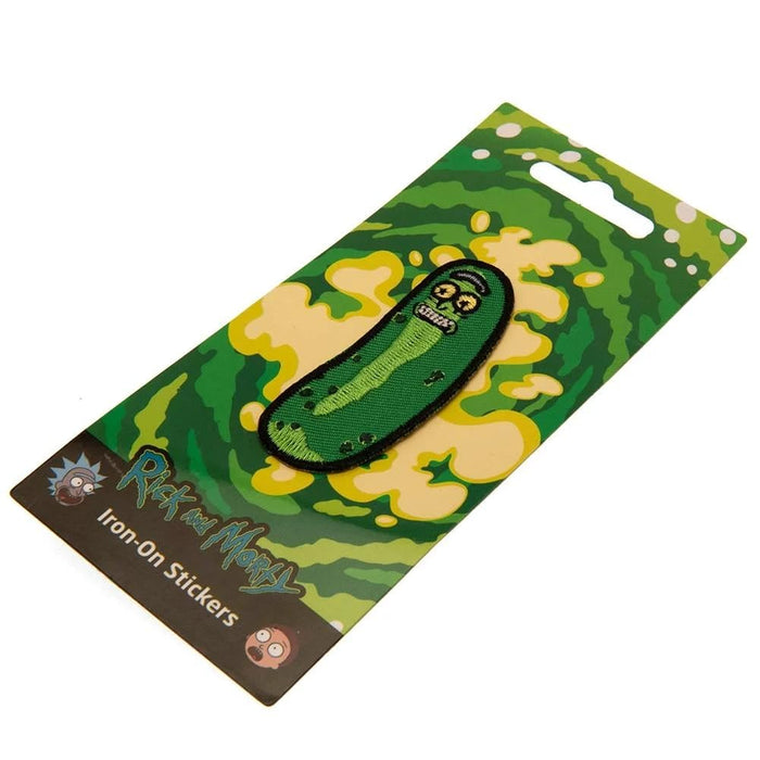 RICK AND MORTY Embroidered Pickle Rick Iron On Patch (One Size) (Green)