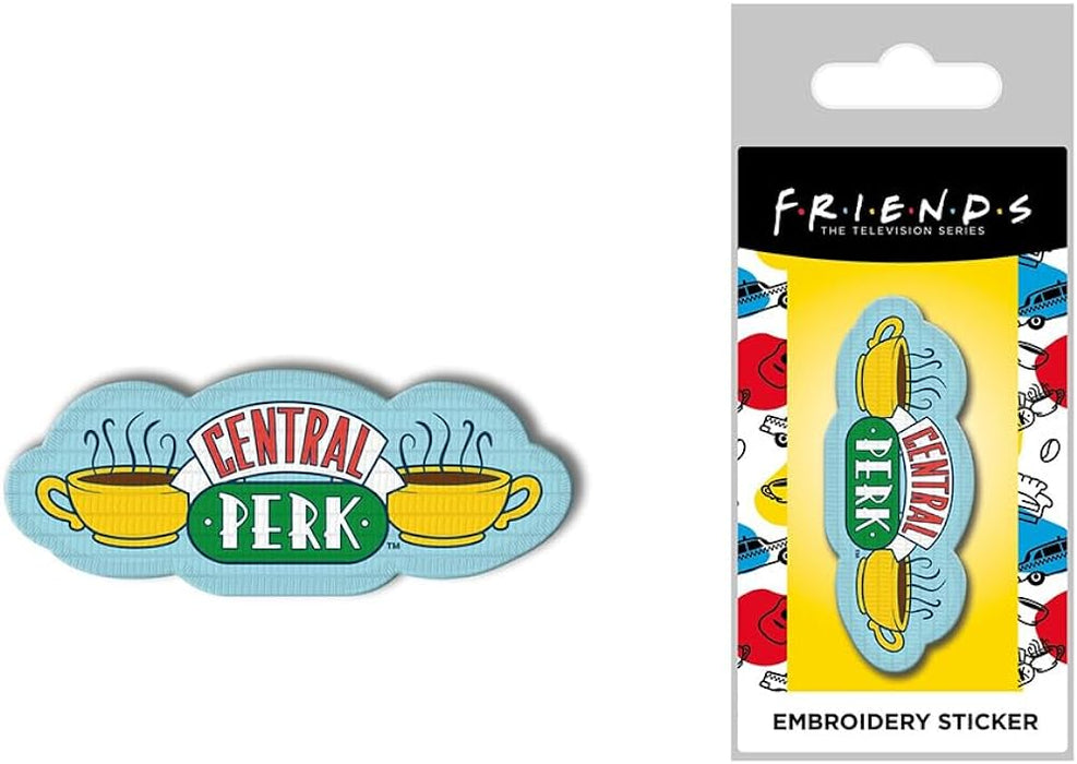 FRIENDS Central Perk Embroidered Iron On Patch (One Size) (Yellow/Green/White)