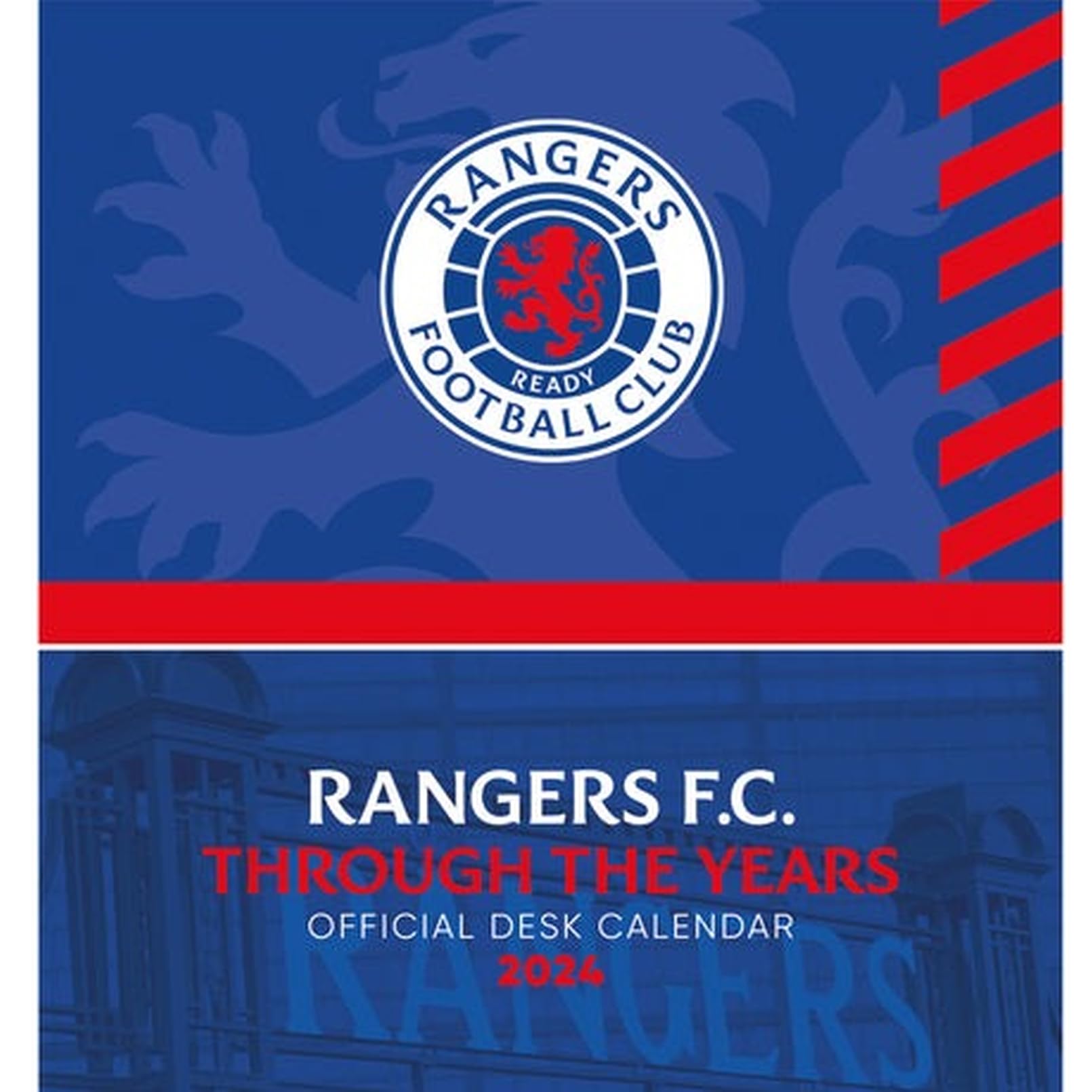 Rangers FC Calendar 2023 - Month to a View Desk Calendar 15cm x 19cm, Rangers FC Gifts for Men and Women - Official Merchandise