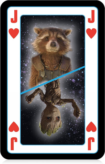 Waddingtons Number 1 Guardians of the Galaxy Card Game, Play with your favourite Superheroes including Rocket, Groot, Star Lord, Thor and Gamora, great gift for ages 6 plus