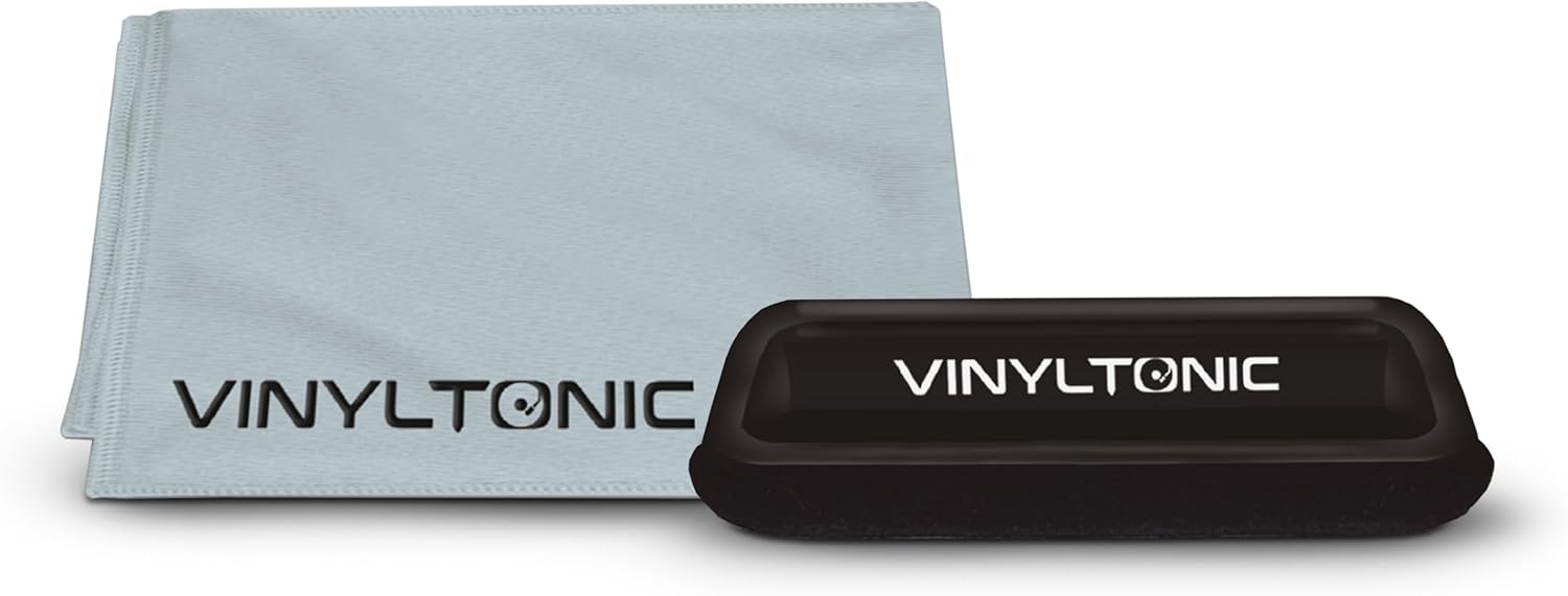 VINYLTONIC - VELVET CLEANING BRUSH + MICROFIBRE CLOTH