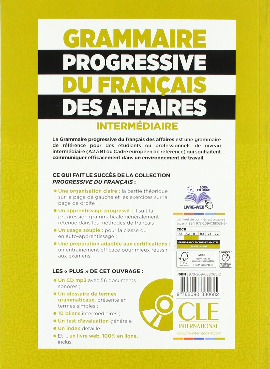 Grammaire progressive du francais des affaires - Niveau intermediaire A2/B1 + CD