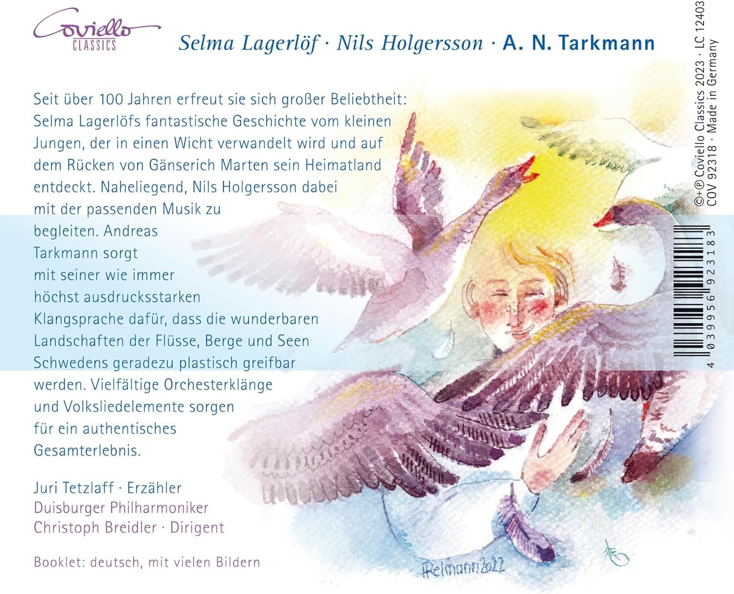 Selma Lagerlöf: Nils Holgersson -Orchestermärchen Für Sprecher...