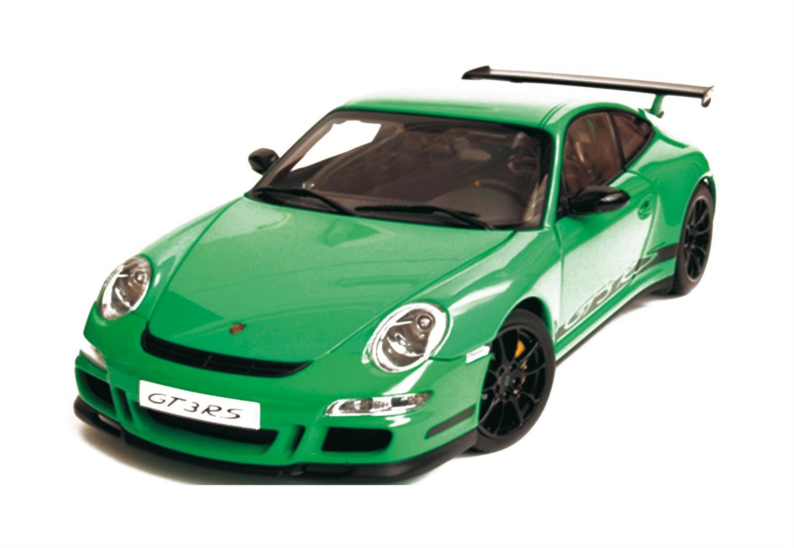 Welly 22495 Porsche 911 (997) GTR3 RS 1:24 Collector's Model Green