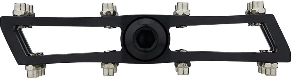 Exustar PB525 CNC Aluminium Pedals BMX Freeride Flat Pedals, 9/16", Black