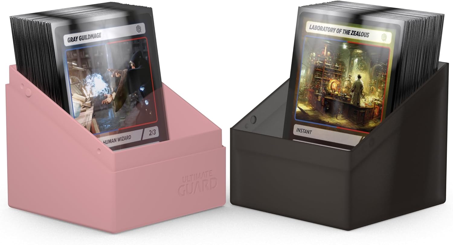 Ultimate Guard Exclusive Boulder Druidic Secrets 100+, Deck Case for 100 Double-Sleeved TCG Cards, Fatum, Secure & Durable Storage for Trading Card Games