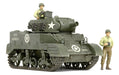 Tamiya 300035312 WWI US M8 Howitzer Motor Carriage - Tanque de la 2 Guerra Mundial en miinatura con 3 Figuras (Escala 1:35