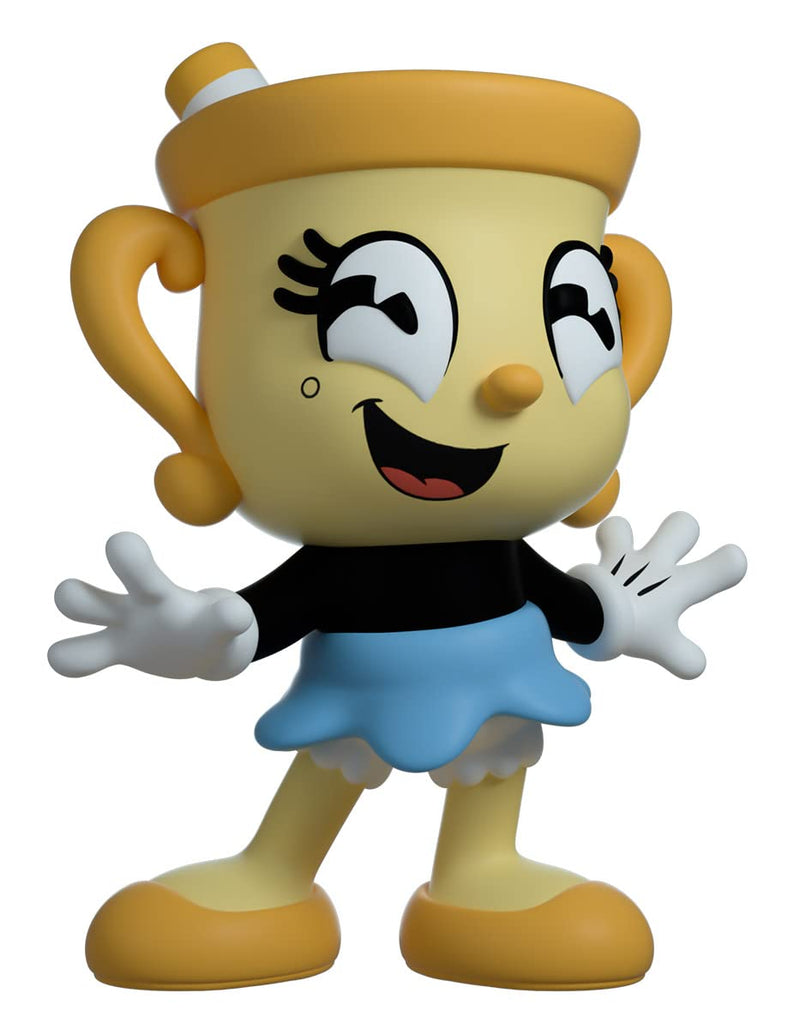 Youtooz Cuphead Ms. Chalice Figure, 4.5" Inch Cuphead Youtooz Figure - Vinyl Figure of Ms Chalice from Youtooz Cuphead Collection Ms.Chalice