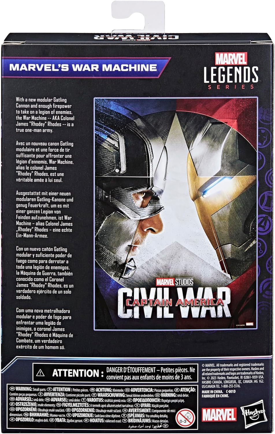 Marvel Hasbro Legends Series War Machine, Captain America: Civil War Collectible 6 Inch Action Figures, Legends Action Figures