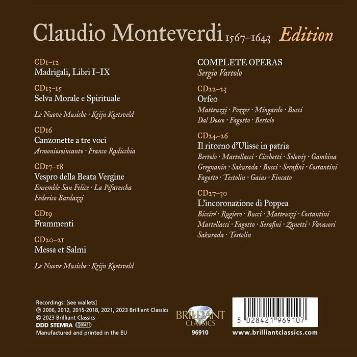 Monteverdi: Edition