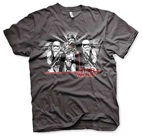 STAR WARS 7 - T-Shirt Captain Phasma - Dark Grey (