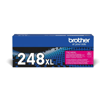 BROTHER TN-248XLM Toner Cartridge, Magenta, Single Pack, High Yield, Includes 1 x Toner Cartridge, Genuine Supplies