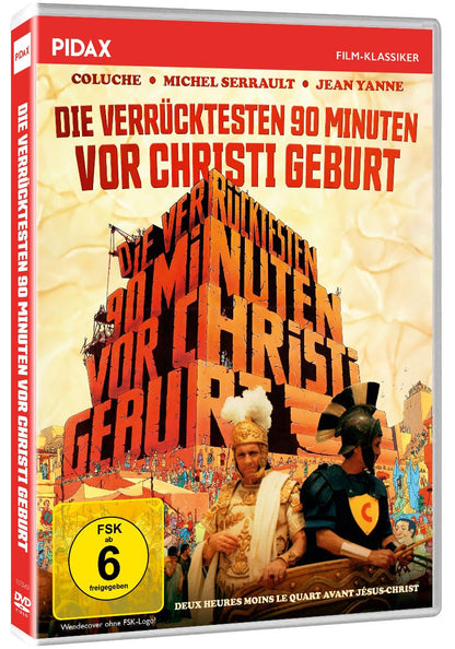 Die verrücktesten 90 Minuten vor Christi Geburt (Deux heures moins le quart avant Jésus-Christ) / Kultige Monumentalfilm-Parodie mit Starbesetzung (Pidax Film-Klassiker