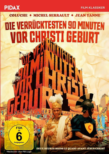 Die verrücktesten 90 Minuten vor Christi Geburt (Deux heures moins le quart avant Jésus-Christ) / Kultige Monumentalfilm-Parodie mit Starbesetzung (Pidax Film-Klassiker