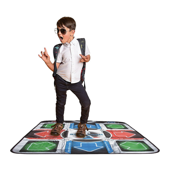 Dance Mat for TV, Plug and Play, 9 Retro Games, 110 Songs, 3 Difficulty Levels, Fun for Kids and Adults, for Girls, Boys & Adults - ThumbsUp! Single Player