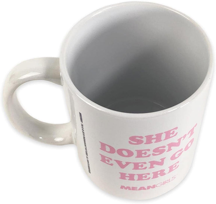 Lolita trotz Moi MG25801 Mean Girls Tasse aus Keramik, 11oz / 315 ml (She Doesn't Even Go Here