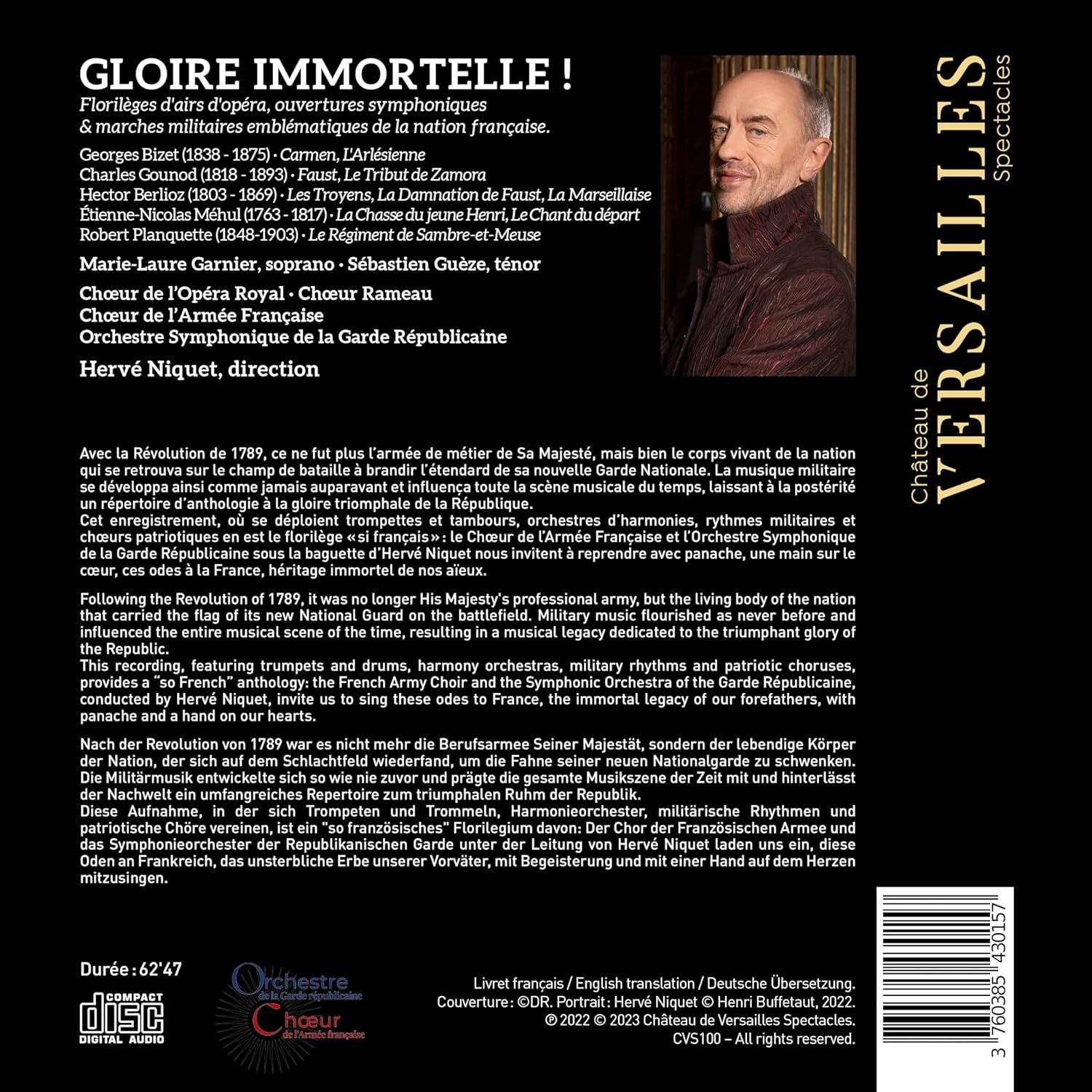 Gloire Immortelle!