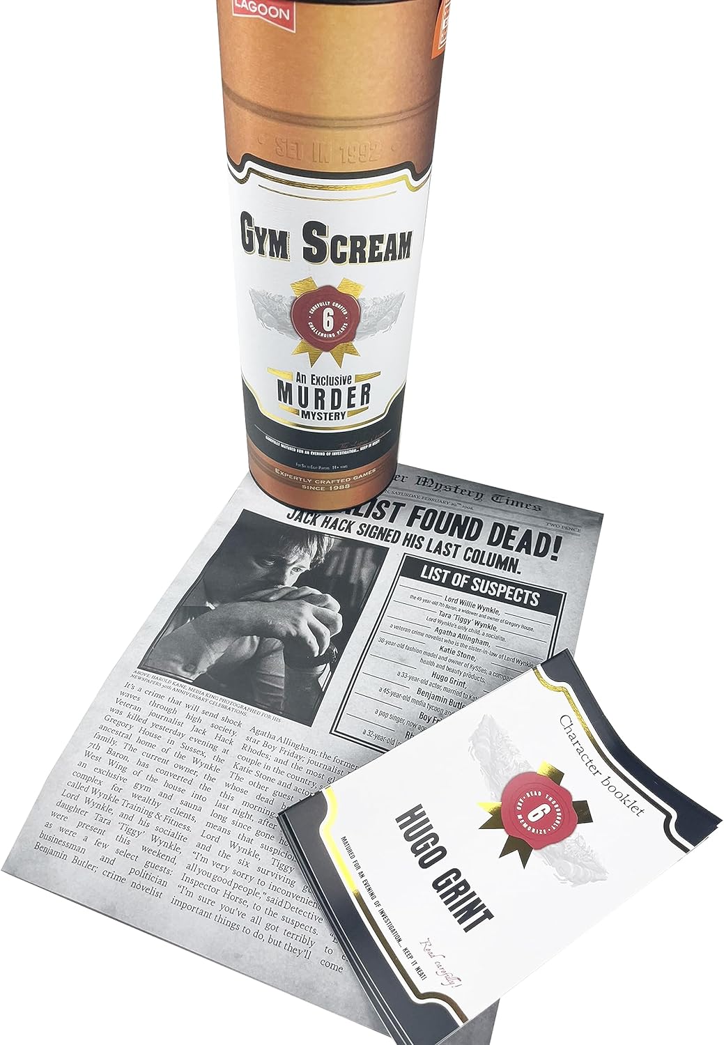 Gym Scream Murder Mystery Tube