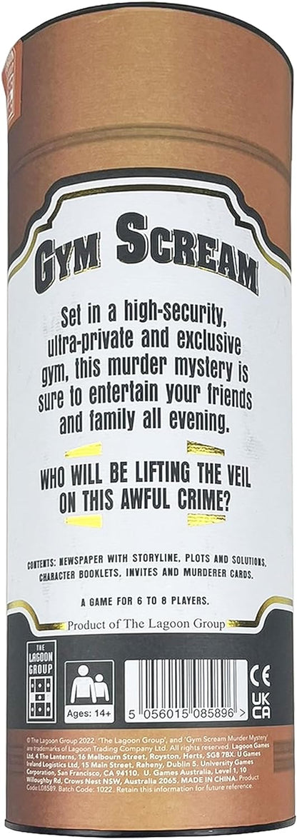 Gym Scream Murder Mystery Tube