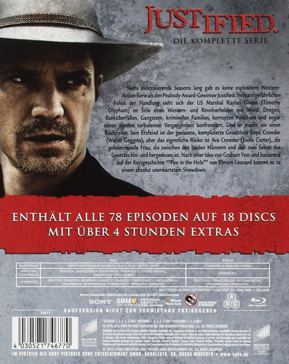 Justified - Die komplette Serie (18 Blu-rays)