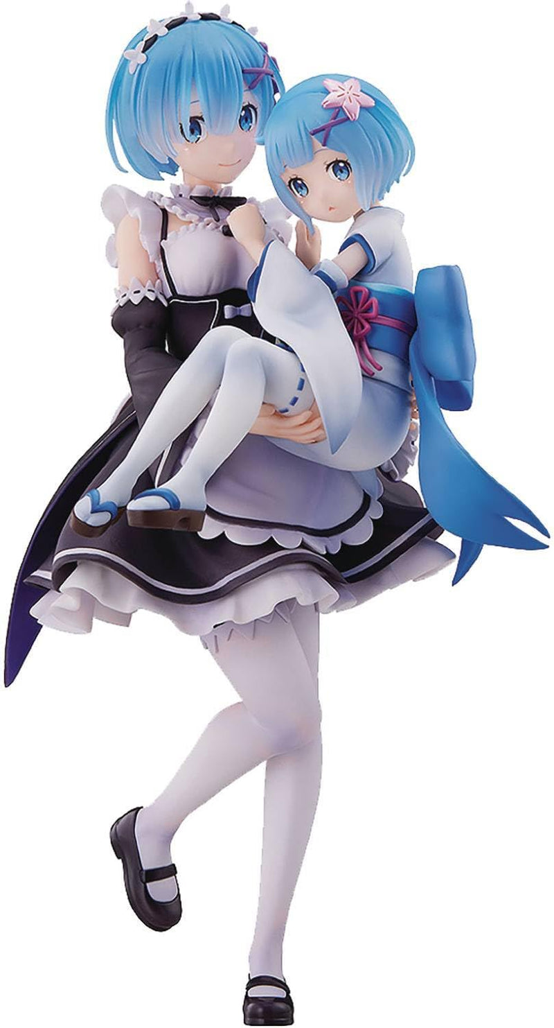 Good Smile Company - Re: Zero - Rem & Childhood Rem 1/7 PVC Figure (Net)