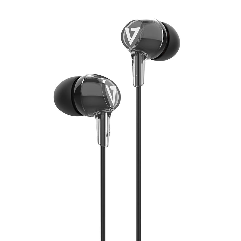 V7 Stereo Earbuds with Inline Mic