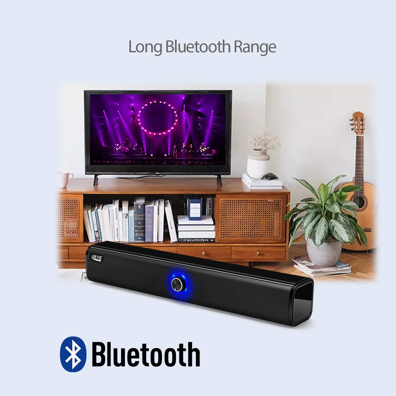 10W 2 Bluetooth/Wired Dual Mode Sound Bar Speaker