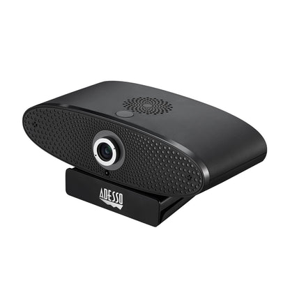 4K Ultra HD USB Webcam with 4X Zoom, with Built-in 3W*2 Speaker, Microphone, Adjustable View Angle 90-150 Degree, Mount Adapter and Remote Controller