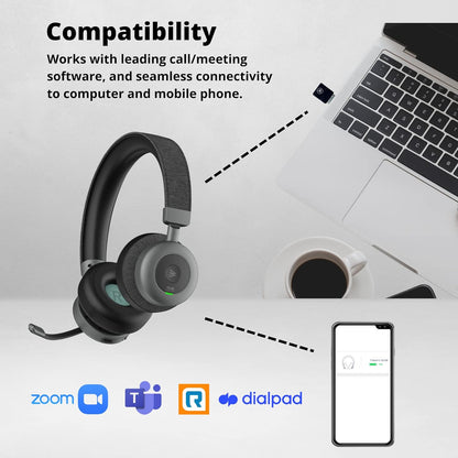 OROSOUND Tilde Pro-S+ Microphone - ANC Over-Ear FR - Grey
