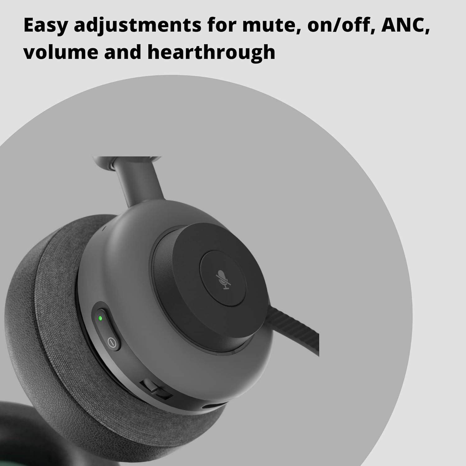 OROSOUND Tilde Pro-S+ Microphone - ANC Over-Ear FR - Grey