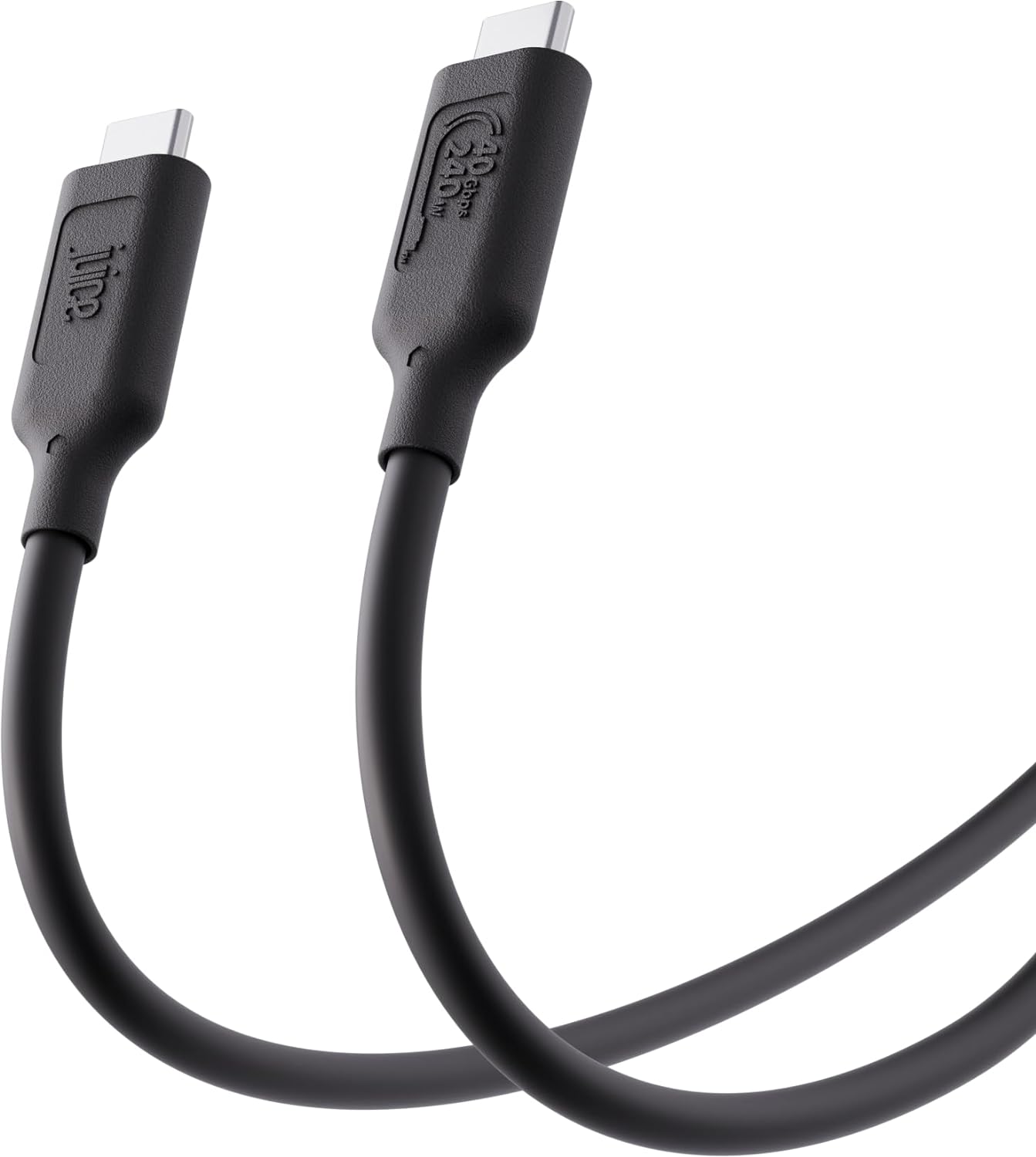 Juice 4.0 Type C cable. Type C to Type C, Fast charging, Durable, iPhone 15, 15 Pro, Samsung, Oppo, Nokia, LG and may more compatible (Black