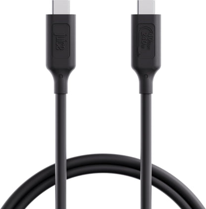 Juice 4.0 Type C cable. Type C to Type C, Fast charging, Durable, iPhone 15, 15 Pro, Samsung, Oppo, Nokia, LG and may more compatible (Black