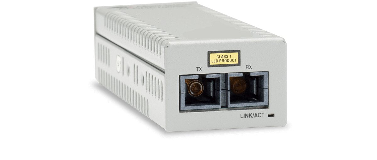 Allied Telesis AT-DMC100/SC-30 100Mbit/s 1310nm Multi-mode Grey network media converter - Network Media Converters (100 Mbit/s, 100Base-TX, 100Base-FX, IEEE 802.1Q, Fast Ethernet, 100 Mbit/s