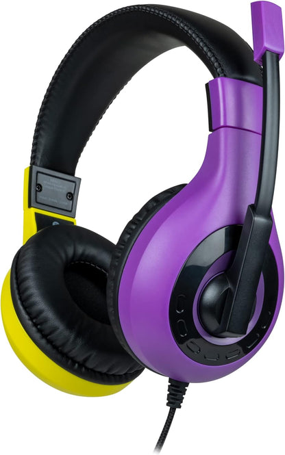 Bigben Interactive Stereo Gaming Headset V1 - Purple + Amarillo (Switch