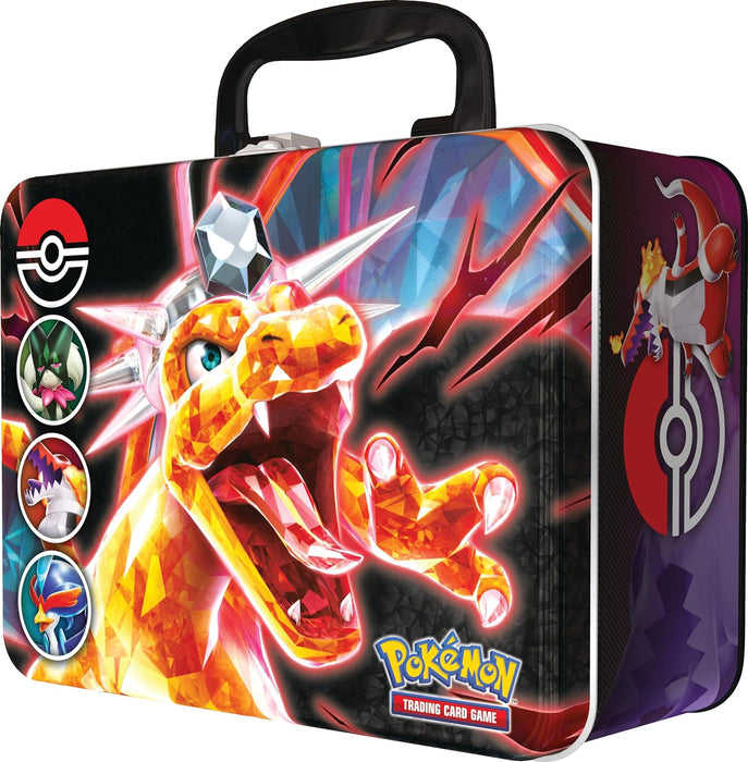 Pokémon Collectible Top Box of the GCC, Autumn 2023, Meowscarada, Skeledirge and Quaquaval, Three Holographic Promotional Cards and Six Expansion Envelopes, Italian Edition