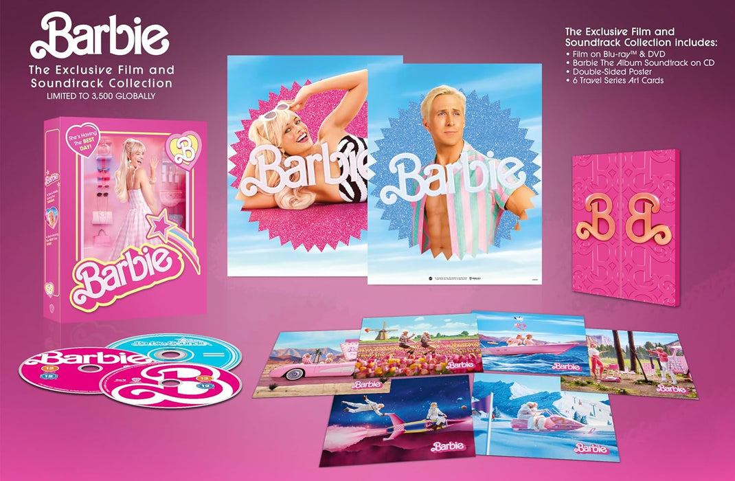 Barbie [EXCLUSIVE FILM & SOUNDTRACK COLLECTION] [Blu-ray] [2023] [Region Free]