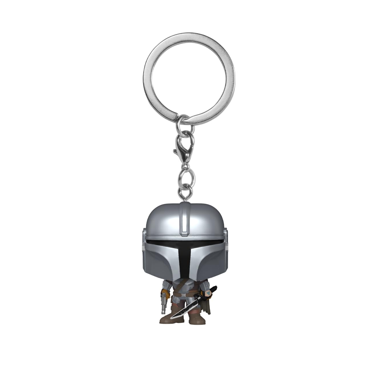 Funko Pop! Keychain: Star Wars: The Mandalorian - Neuartiger Schlüsselanhänger - Vinyl-Minifigur Zum Sammeln - Strumpffüller - Geschenkidee - Offizielle Handelswaren - TV Fans - Minifigur