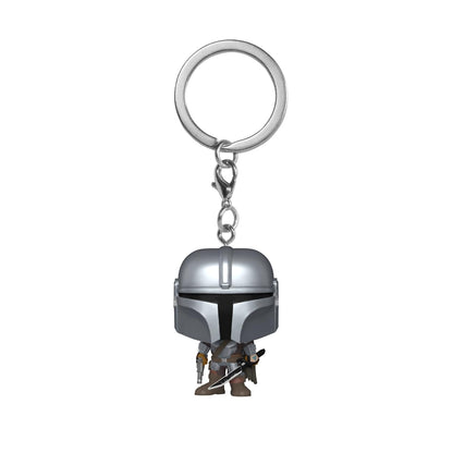 Funko Pop! Keychain: Star Wars: The Mandalorian - Neuartiger Schlüsselanhänger - Vinyl-Minifigur Zum Sammeln - Strumpffüller - Geschenkidee - Offizielle Handelswaren - TV Fans - Minifigur