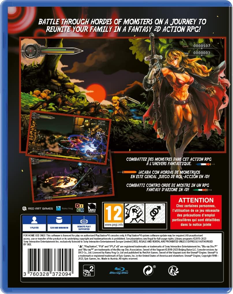 Sword of the Vagrant Playstation 4