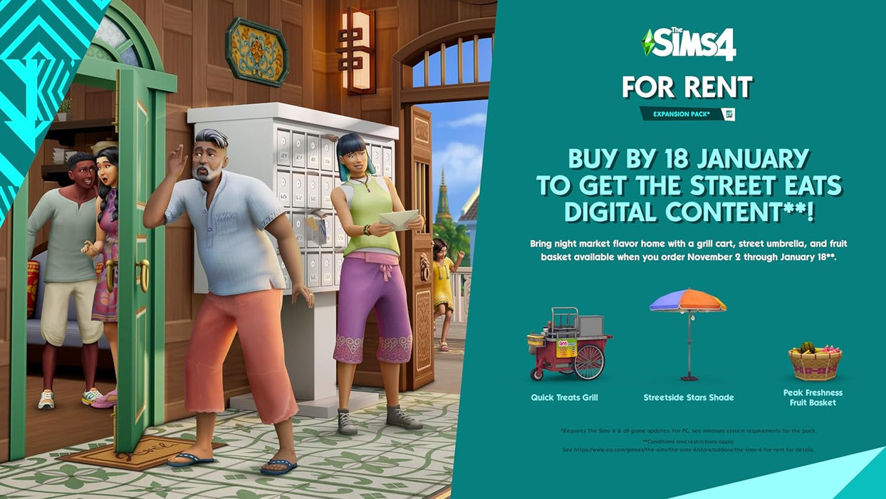 PC/MAC COMBINED - THE SIMS 4 EP15 FOR RENT