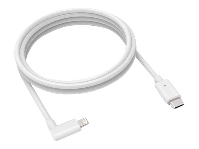 Compulocks 6FT USB-C TO 90 DEGREE LIGHTNING CABLE WHITE