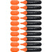 Schneider Job 150 Highlighter Refillable Non-Fading with Clip Pack of 10 Orange