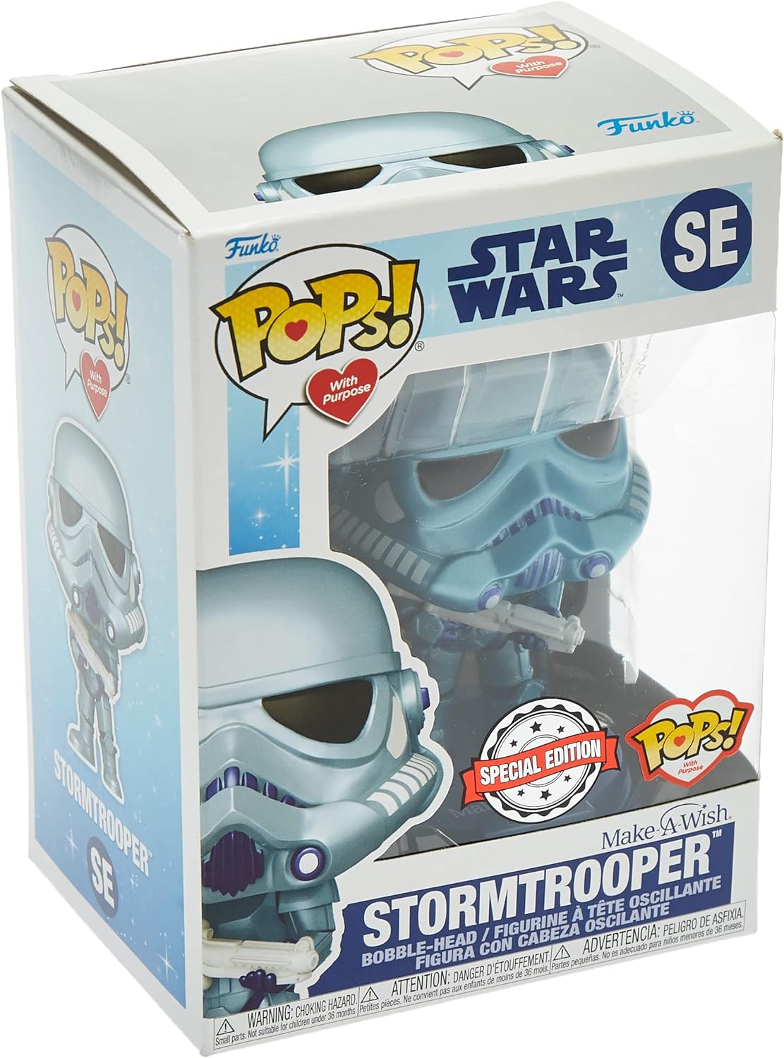 Make-A-Wish Stormtrooper Funko POP! Vinyl Bobble-Head Figure GameStop Exclusive