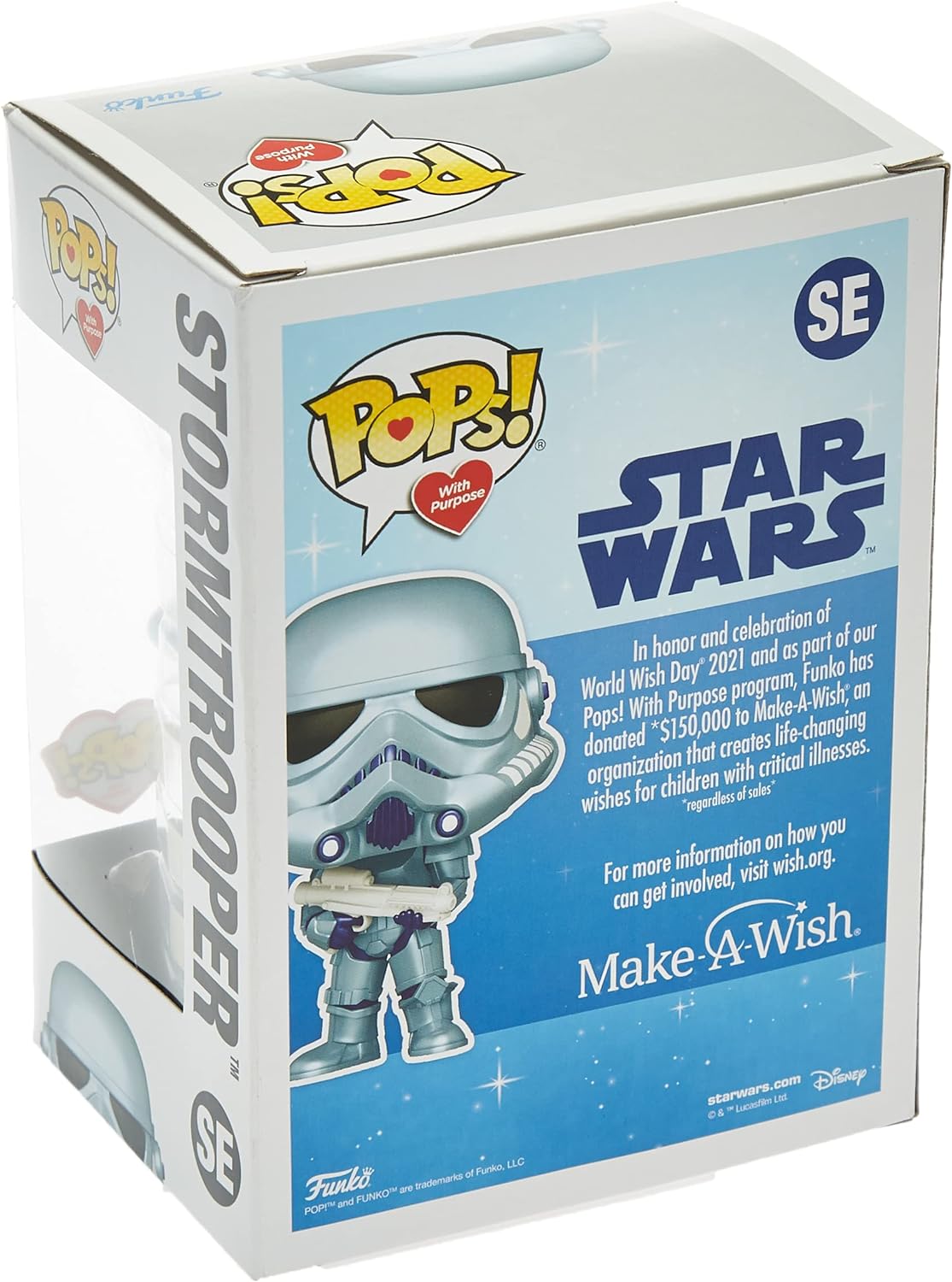 Make-A-Wish Stormtrooper Funko POP! Vinyl Bobble-Head Figure GameStop Exclusive