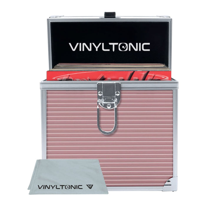 Vinyl Tonic 7`` Vinyl Storage Case With Cloth   Rose Gold