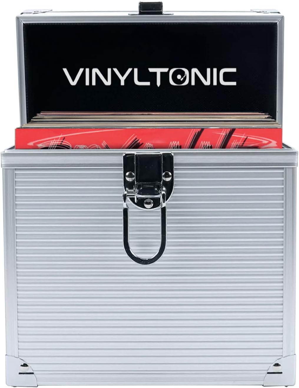 Vinyl Tonic 7 Vinyl Storage Case With Cloth - Silver