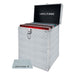 Vinyl Tonic 12`` Silver LP Storage Case With Microfibre Cloth