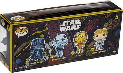 Star Wars pack 4 figurines POP! Movies Vinyl Retro Series 9 cm